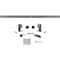 Ekena Millwork Premium J-Top Mount Barn Door Hardware Set w/ 8' Track for 1 3/8" to 2 1/4" Doors, Flint Gray GB60010H8FG - alternate 3